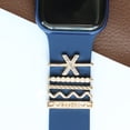 thumbnail image 3 of Wdftyju Anillo decorativo Charms para Apple/Samsung/Huawei Watch Band (Oro rosa 13) Wdftyju 6wp9rc8fc2gs2ag9D13, 3 of 8