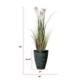 thumbnail image 2 of Artificial Reed Grass | 58" fake grass in a planter| Lavender Ombre feathers | Vintage Home, 2 of 8