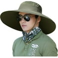 thumbnail image 4 of Zhengup 6" Super Wide Brim Sun Hats, Men and Women Bucket Hat for Fishing Hiking Garden Lawn Work Safari Camping Outdoor, 4 of 8