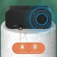 thumbnail image 5 of Wovilon Digital Alarm Clock with Bluetooth Speaker New Smart Mirror Bluetooth Speaker Subwoofer Portable Mini Stereo Mini Clock Home Alarm Clock Card, 5 of 9