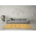 thumbnail image 3 of Ahgly Company Indoor Round Oriental Brown Traditional Area Rugs, 6' Round, 3 of 4