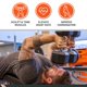 thumbnail image 2 of Par de mancuernas hexagonales de goma Body Sport de 10 lb, 2 of 9