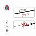 thumbnail image 3 of 2025 1pc Rectractable Nurse Badge Reel Anime Heart Lung Brain Doctor ID Card Holder Keychains Lanyard for Keys, 3 of 6