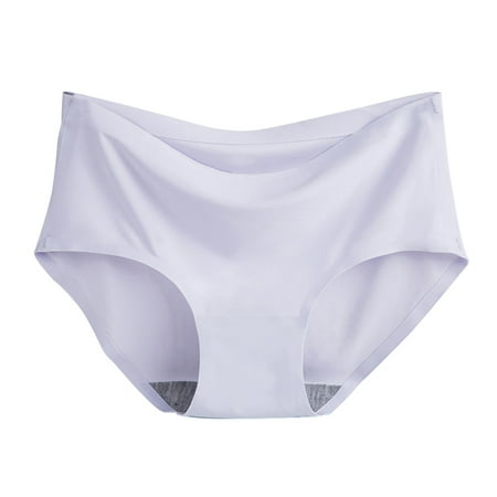 

Women s Panties Set Underpant Lingerie Large Size Panties Women Underpant Large Size Panties Silk Satin Lingerie Breathable Purple 2XL