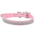 thumbnail image 2 of D-GROEE Adjustable Rhinestones Dog Collars Full Sparkly Crystal Diamonds Faux Leather Dog Collar for Cats Dogs, 2 of 7