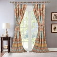 thumbnail image 4 of Barefoot Bungalow Olympia Mediterranean Medallion Curtain Panel Pair, 4 of 6
