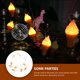 thumbnail image 5 of 1 Juego de luces LED decorativas con forma de helado para decoración de interiores, 5 of 8