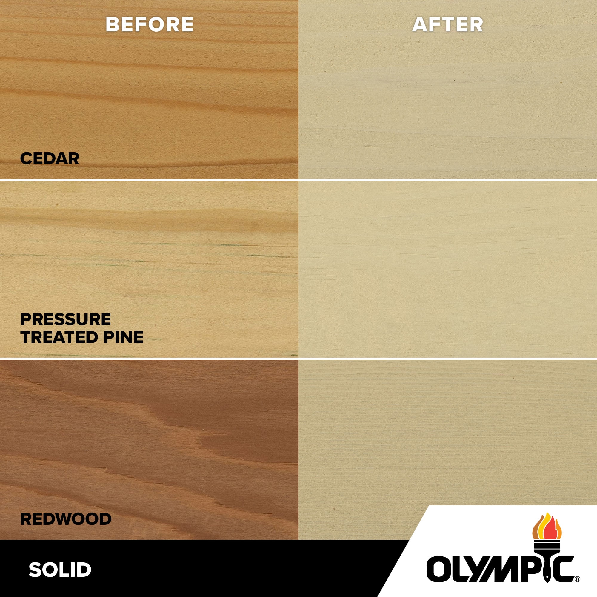 Olympic Elite 5 Gallons SC-1025 Deauville Solid Advanced Exterior Stain and Sealer in One