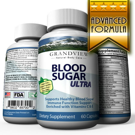 Blood Sugar Ultra - Helps Normalize Blood Sugar Levels Cardiovascular Health Promotes Healthy Pancreatic Function Aids in Weight Loss Protects Immune