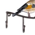 thumbnail image 3 of Pájaro Gancho de pared Hierro decorativo Colgador de pared Montado en la pared Llave Sombr Tooarts escultura de hierro, 3 of 7