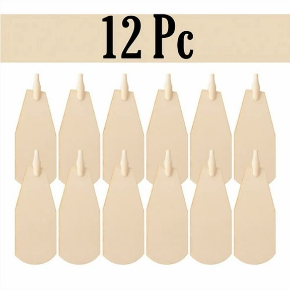 12 Pc Replacement Part Fan Blades Kit For German Christmas Pyramid Natural Brown