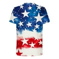 thumbnail image 4 of Chiccall Men's American Flag Graphic Summer Tops Independence Day Patriotic Day Short Sleeve Crew Neck Tee Shirts, 4 of 5