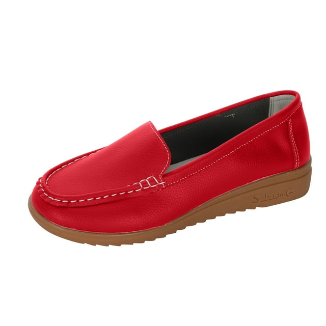 Womens Solid Casual Vacation Flat Beach Sandals Wedge Shoes