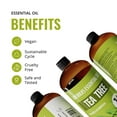 thumbnail image 3 of Lab Bulks Essential Oil Tea Tree Essential Oil 16 oz Big Bottle for Diffuser, Face, Hair, Aromatherapy, and Tea Tree Spray (473 ml), 3 of 9