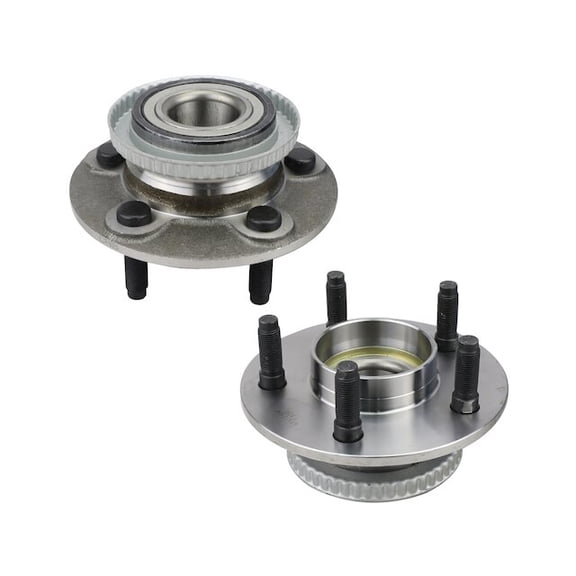 Front Wheel Bearing Hub Assembly Set of 2 - Compatible with 1992 - 1997 Lincoln Town Car RWD 1993 1994 1995 1996