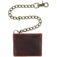 thumbnail image 1 of CTM® Portefeuille à Chaîne Bifold en Cuir Vintage RFID (Hommes), 1 of 4
