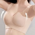 thumbnail image 7 of Squevariel Women Push Up Bra Solid Color Lightweight Bra Wireless Wide Strap Breathable Everyday Bra, 7 of 7