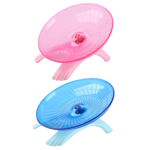 Exercise Wheel, Pink Durable Plastic Running & Spinning Wheel For Gerbils, Squirrels & Mice