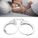 thumbnail image 5 of Handcuffs Silver Stainless Steel Double Lock Fashionable Role Play Handcuffs For Adults, 5 of 5