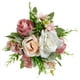 thumbnail image 3 of Bolas de flores artificiales para centros de mesa de 20 cm de diámetro. Rosa, 3 of 9