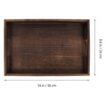thumbnail image 5 of 2 PC Wooden Tray Solid End Tables Serving Trays Pearlescent, 5 of 6