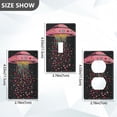 thumbnail image 7 of Yayeee Toggle Light Switch Wall Plate 1-Gang 4.5"x2.7" Home Decorative Outlet Cover, UFO with Hearts Pattern, 7 of 7
