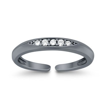 Yellow Gold Plated Sterling Silver Ribbed Adjustable Toe Ring – 3mm, 925 Silver