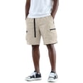 thumbnail image 3 of Homeyce Men's Cargo Shorts Multi-Pocket Elastic Waist Shorts Drawstring Ripstop Straight Leg Camo Cargo Pants Outdoor Casual Workout Lightweight Outfit,Brown XL, 3 of 4