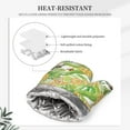 thumbnail image 5 of Disketp Gnome And Pineapple Oven Mitts And Potholders Bbq Gloves-Oven Mitts And Pot Holders With Recycled Infill Silicone Non-Slip Cooking Gloves For Cooking Baking Grilling, 5 of 9
