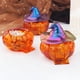 thumbnail image 4 of Molde de silicona con forma de calabaza de Halloween con tapa en forma de sombrero de bruja, 4 of 5