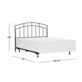 thumbnail image 6 of Hillsdale Furniture Vancouver Antique Brown Metal Full/Queen Headboard with Bed Frame, 6 of 11