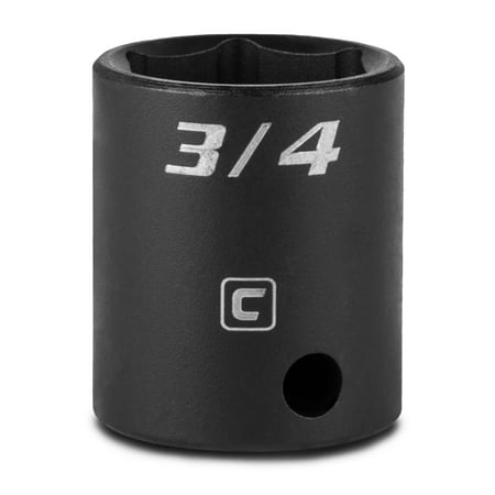 UPC: 0886352530576 | Capri Tools 3/4-Inch Shallow Impact Socket  3/8-Inch Drive  6-Point  SAE