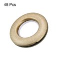 thumbnail image 3 of Unique Bargains 1-9/16'(40mm) Inner Dia. Plastic Curtain Grommets, Gold Tone, 48Pack, 3 of 5