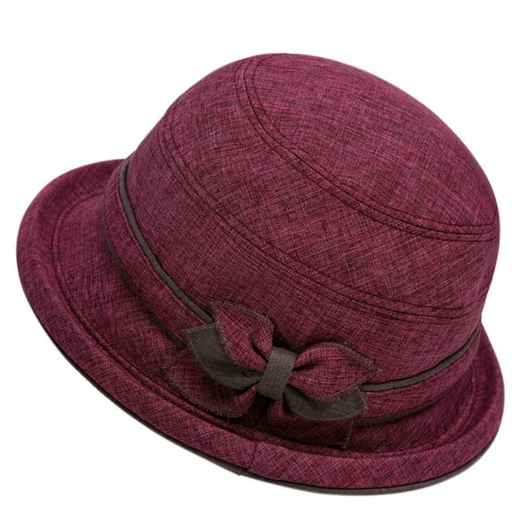 ZSQDM Bucket Hats for Men Women Women's Autumn And Winter Dome Casual Fisherman Pot Hat Small Bowler Hat Womens Bucket Hats