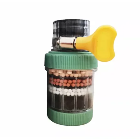 

Faucet 5-layers Purifier Tap Filter Water Saving Bubbler Activated Carbon Filtration Shower Head Nozzle Filter
