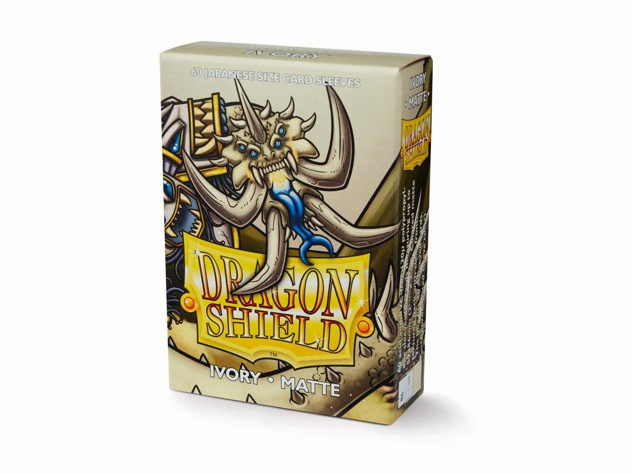 5 Packs Dragon Shield Matte Mini Japanese Ivory 60 ct Card Sleeves Value Bundle!