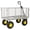 Gray, variant on 3-in-1 Oversized Steel Garden Cart 880 Lbs Heavy Duty Pullable Mesh Utility Cart with Removable Liner for Lawn Patio and Landscaping Green/Black/Gray