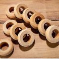 thumbnail image 2 of 10pcs Handmade Rustic Wooden Napkin Rings for Table Dinner Decoration, 2 of 5