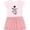 Pink With Stripes, variant on Inktastic Halloween Mama's Little Vampire Girls Toddler Dress