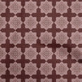 thumbnail image 1 of oneOone Polyester Spandex Maroon Fabric Asian Block Sewing Material Print Fabric By The Yard 56 Inch Wide, 1 of 4