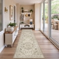 thumbnail image 4 of Roxstand 2'x8' Washable Runner Rug for Hallway Entrance Bedroom Entryway, Vintage Non Slip Stain Resistant Kitchen Rugs, Ivory, 4 of 10