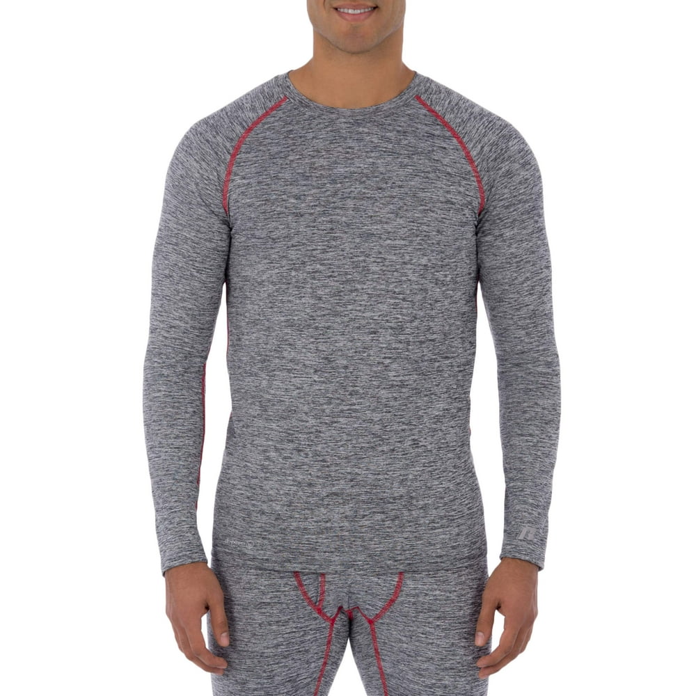 Russell Russell Big Mens L2 Active Base Layer Thermal Crew Shirt