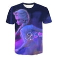 thumbnail image 2 of Verano niñas Frozen Elsa camisetas chico dibujos animados 3D estampado manga corta Kawaii camisetas Top niños Elsa princesa camiseta ropa 7T Gao Jinjia LED, 2 of 2