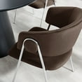 thumbnail image 4 of Nella Dining Chair Set of 2 in Chocolate Brown, 4 of 10