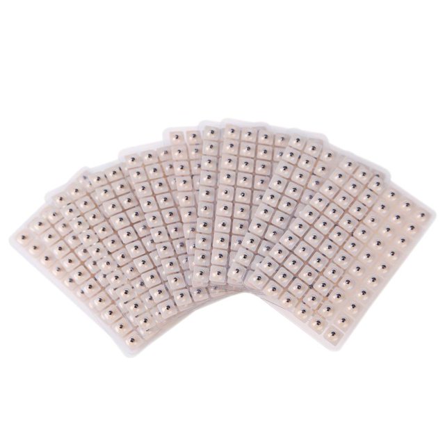 600pcs Aguja de acupuntura Oído Semillas Vaccaria Semillas Oído Masaje Pegatinas
