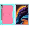 thumbnail image 4 of FIEWESEY Case for Lenovo Tab P12 12.7 Inches Tablet Case,Heavy-Duty Drop-Proof Shockproof Hybrid Kids Protective Case for Lenovo tab P12/Xiaoxin Pad Pro 12.7" Tablet Case TB370FU/TB371FC (Green/Pink), 4 of 7