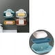 thumbnail image 5 of 4 jaboneras de plástico de doble capa, extraíbles para una limpieza fácil, jabonera de pared, jabonera para baño, ducha, cocina, forma de nube (azul, rosa, blanco, oscuro) Azul), 5 of 5