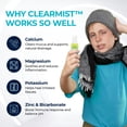 thumbnail image 5 of ClearMist Natural Seawater Nasal Spray for Congestion Relief, Hypertonic Saline Nasal Spray for Dry Nose, Moisturizing Sinus Decongestant Relief for Adults and Kids Made in Sweden, Safe for Ages 1+, 5 of 9