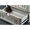 thumbnail image 2 of Suncast Single Drawer Resin Base Storage Cabinet, Platinum Metallic, 2 of 9