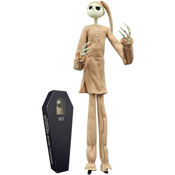 diamond select toys nightmare before christmas jack and sally coffin doll set
